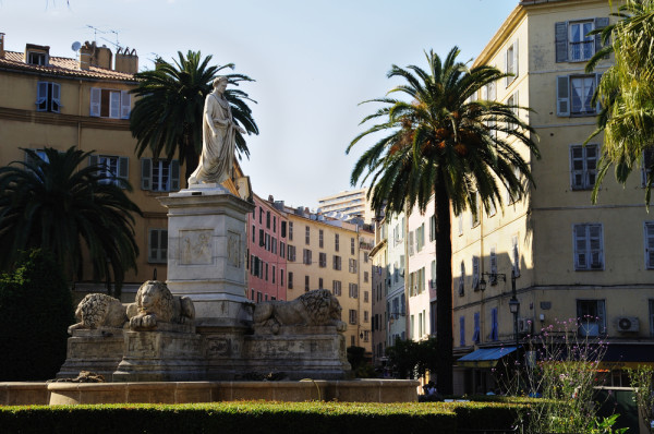 Corsica Ajaccio Statuie Napoleon Bonaparte