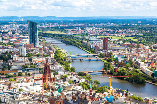 Frankfurt panorama, Frankfurt noul sediu al Bancii Centrale Europene