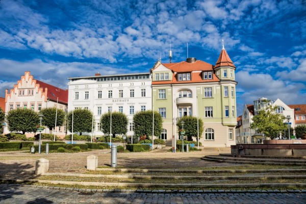 aproape de centrul insule, se afla orasul Bergen auf Rügen
