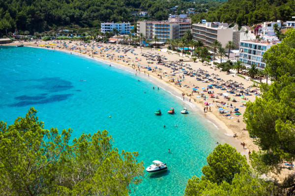 Insula Ibiza Cala de Sant Vicent Plaja Caleta de San Vicente