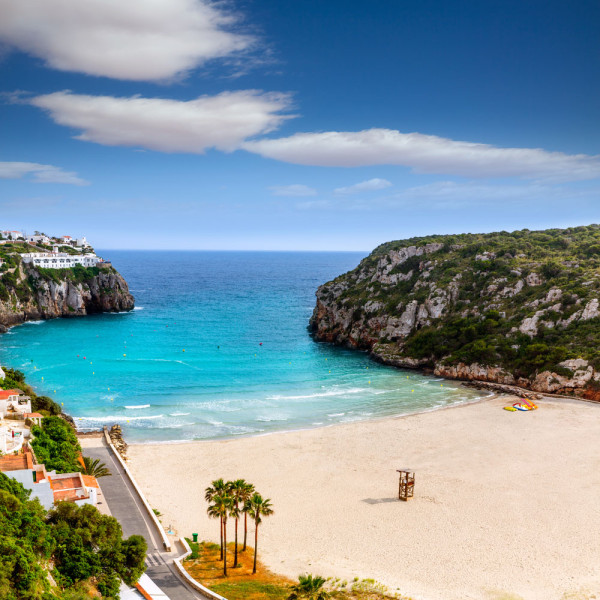 Insula Menorca plaja salbatica