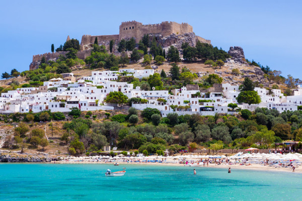 Insula Rodos Lindos vedere Castel