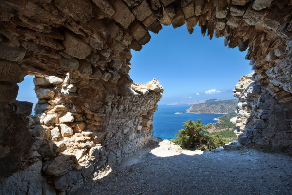 Insula Rodos vedere ruine Capela Saint George