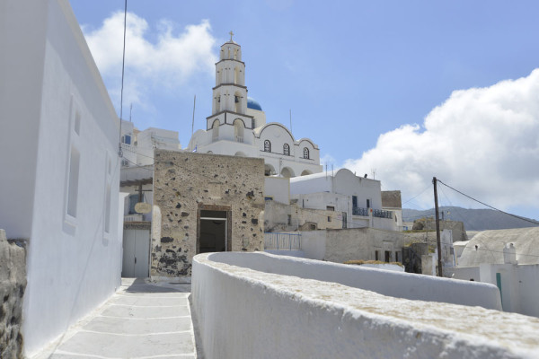 Insula Santorini Pyrgos castel