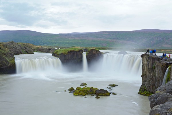 pseudo-cratrerele Skutustadagigur, cascada Godafoss,