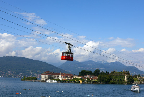 Lacul Maggiore telecabina