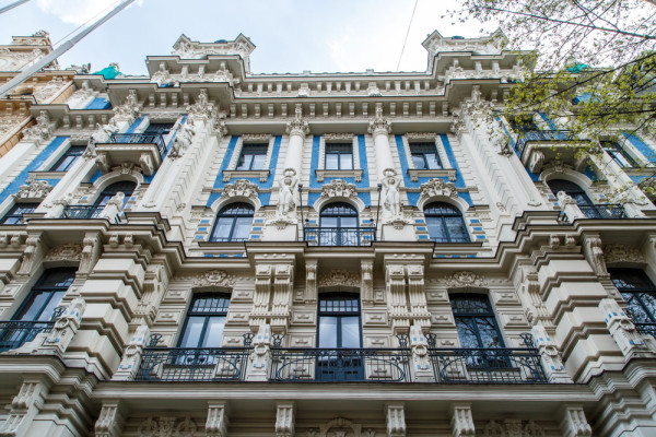 Riga arhitectura art nouveau, Riga strada Alberta