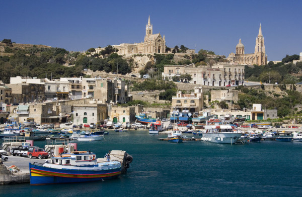 Malta Insula Gozo Portul Mgarr