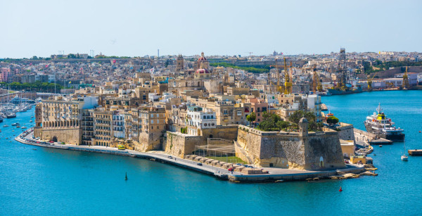 Malta la Valetta panorama