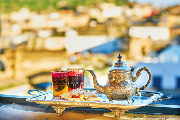 Marrakech ceai de menta traditional