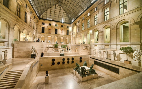 Paris Muzeu Louvre interior