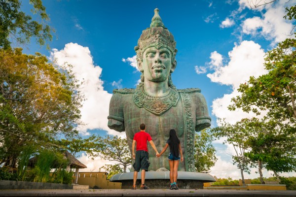 Parcul este o destinatie turistica populara pe insula Bali si este dedicat zeului hindus Vishnu