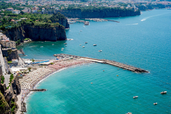 Plaja in Sorrento