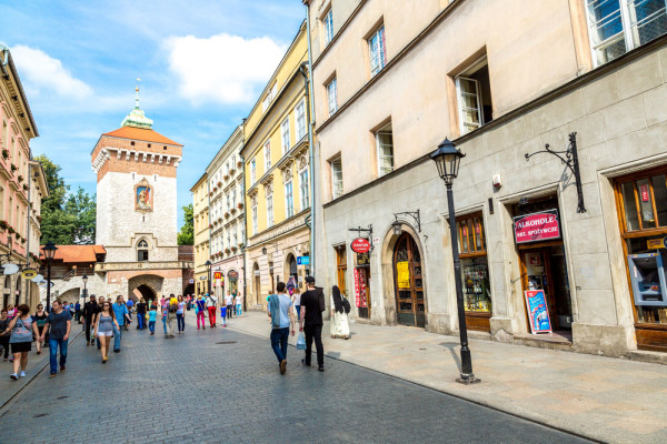 Cracovia vechea Poarta Floriana