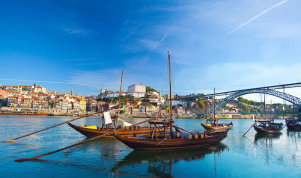 Barci traditionale in Porto