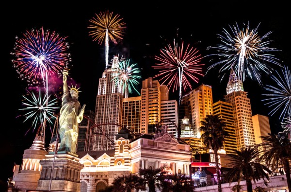 Putem rezuma Anul Nou la Las Vegas intr-un singur cuvant: Crazy.