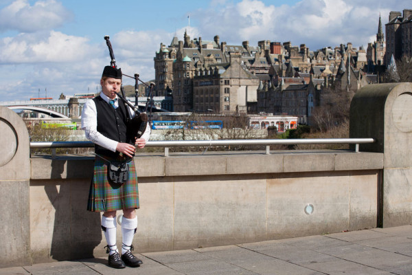 Edinburgh cimpoi scotian
