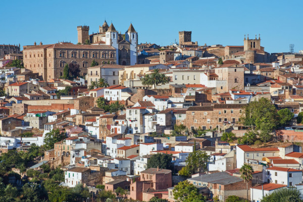 Insufletit de spiritul istoric, Cáceres pune la dispoziţia vizitatorilor centrul vechi, Patrimoniu UNESCO, unde se remarca monumente precum Biserica San Francisco Javier,