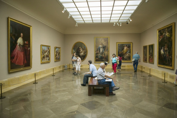 Madrid Muzeu Prado interior