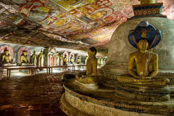 Imaginile contin peste 150 de reprezentari ale lui Buddha, dinn care cea mai impresionanta este cea a chipului lui Buddha, cu o inaltime de 14 metri.
