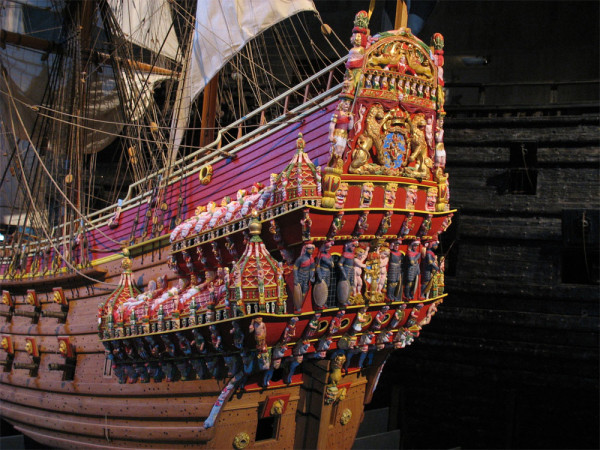 Ne indreptam apoi catre Muzeul Vasa. Vasa este singura nava din Sec al XVII-lea care mai exista si astazi.