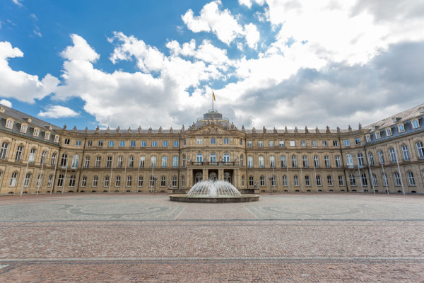 Stuttgart piata centrala, Stuttgart Schlossplatz, Stuttgart piata castelului