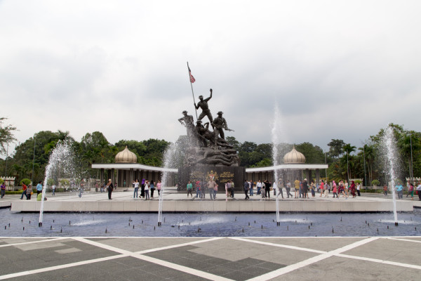 Monumentul National (Tugu Negara) construit in memoria soldatilor cazuti in timpul luptei pentru independenta Malaeziei.