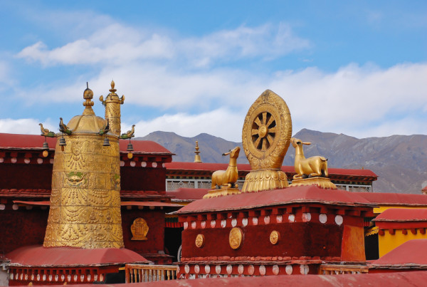 Dupa-amiaza ne intoarcem in Lhasa si continuam explorarea orasului vizitand Templul Jokhang, situat in inima Vechii Lhasa,