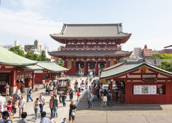 Templul Senso-ji unde vom face popas pentru vizitare.