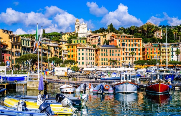 Vom incepe cu Santa Margherita Ligure–un orasel elegant de pe Riviera Italiana