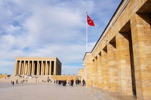 Vizitam Mausoleul Ataturk - turcii au un adevarat cult pentru Atatürk - fondatorul Republicii Turce, iar mausoleul Ataturk este un monument deosebit de important